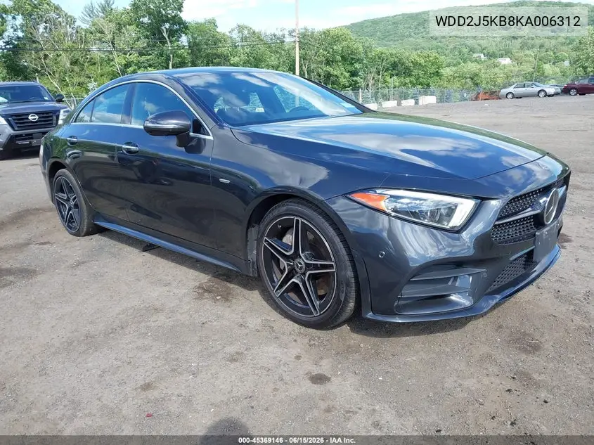 2019 Mercedes-Benz Cls 450 4Matic VIN: WDD2J5KB8KA006312 Lot: 45369146