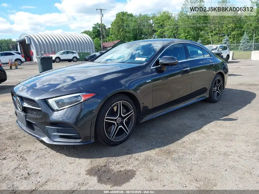 2019 Mercedes-Benz Cls 450 4Matic VIN: WDD2J5KB8KA006312 Lot: 45369146