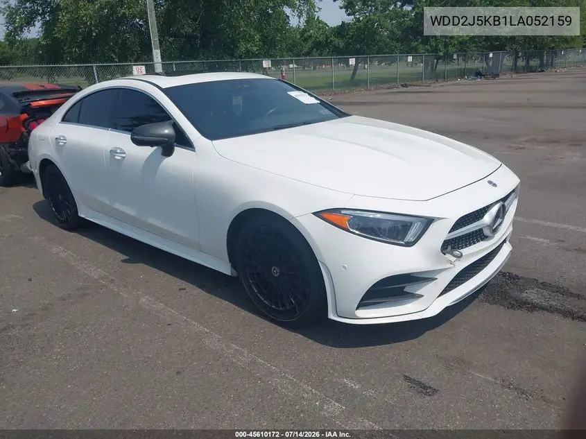 2020 Mercedes-Benz Cls 450 4Matic VIN: WDD2J5KB1LA052159 Lot: 45610172