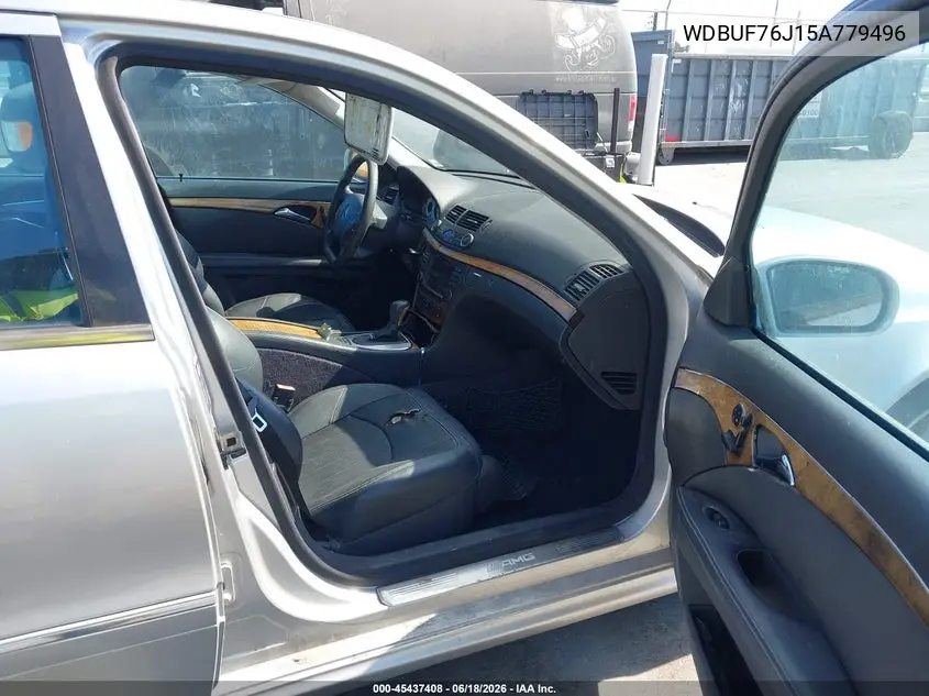2005 Mercedes-Benz E 55 Amg VIN: WDBUF76J15A779496 Lot: 45437408