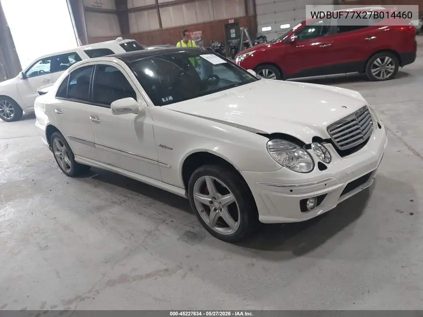 2007 Mercedes-Benz E 63 Amg VIN: WDBUF77X27B014460 Lot: 45227634