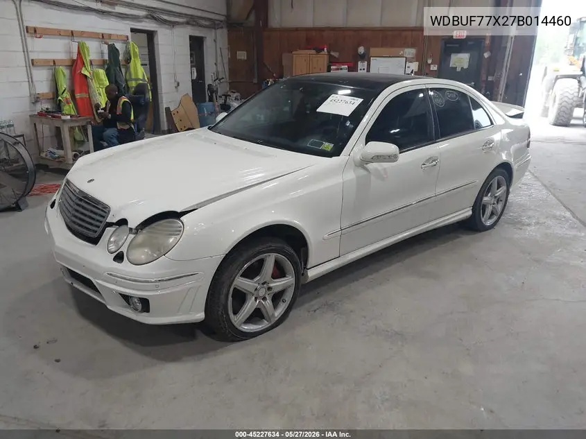 2007 Mercedes-Benz E 63 Amg VIN: WDBUF77X27B014460 Lot: 45227634