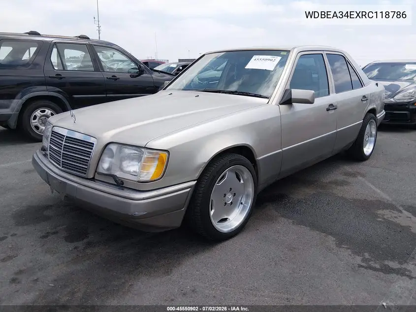 1994 Mercedes-Benz E 420 VIN: WDBEA34EXRC118786 Lot: 45550902