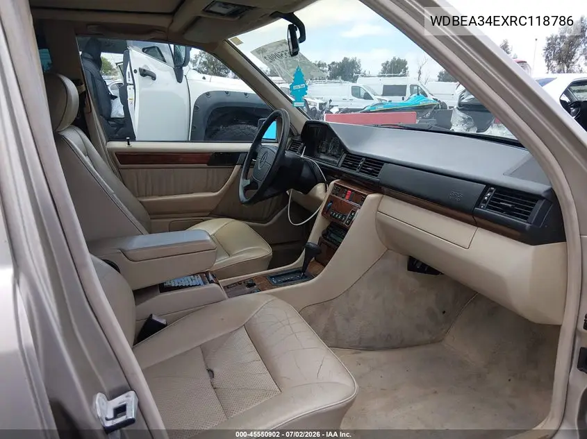 1994 Mercedes-Benz E 420 VIN: WDBEA34EXRC118786 Lot: 45550902