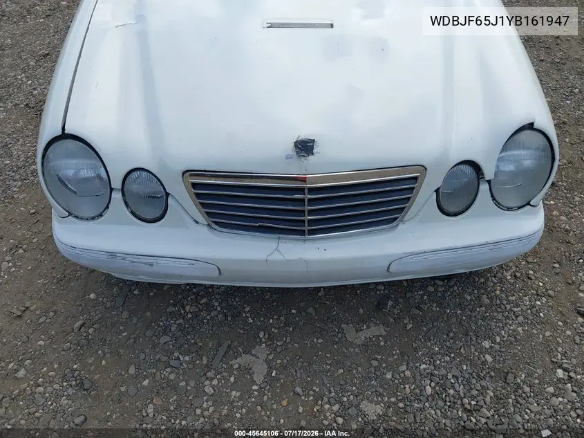 2000 Mercedes-Benz E 320 VIN: WDBJF65J1YB161947 Lot: 45645106