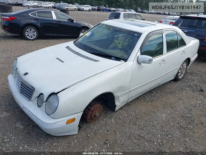 2000 Mercedes-Benz E 320 VIN: WDBJF65J1YB161947 Lot: 45645106