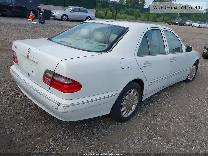 2000 Mercedes-Benz E 320 VIN: WDBJF65J1YB161947 Lot: 45645106