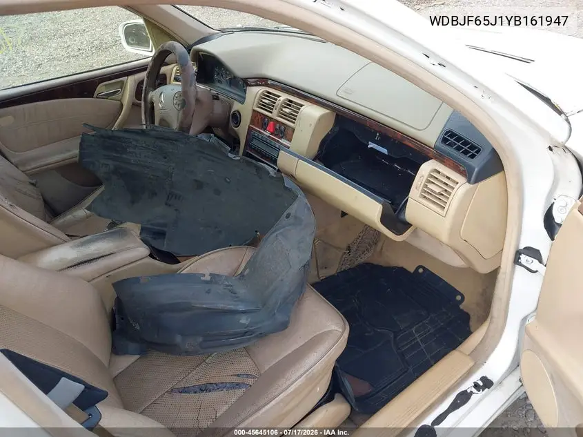 2000 Mercedes-Benz E 320 VIN: WDBJF65J1YB161947 Lot: 45645106