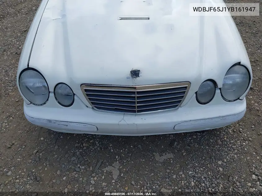 2000 Mercedes-Benz E 320 VIN: WDBJF65J1YB161947 Lot: 45645106