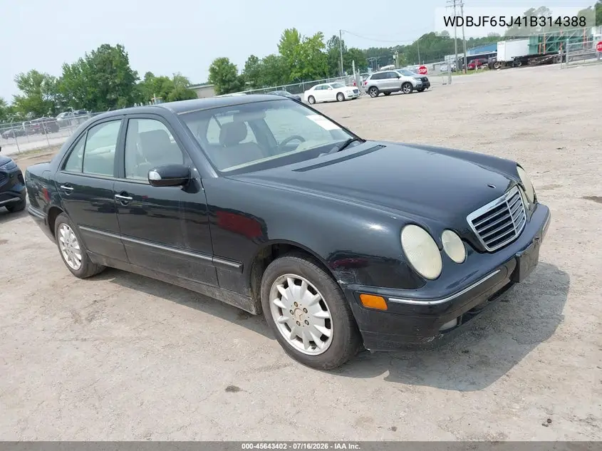 2001 Mercedes-Benz E 320 VIN: WDBJF65J41B314388 Lot: 45643402