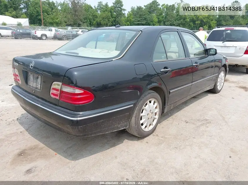 2001 Mercedes-Benz E 320 VIN: WDBJF65J41B314388 Lot: 45643402