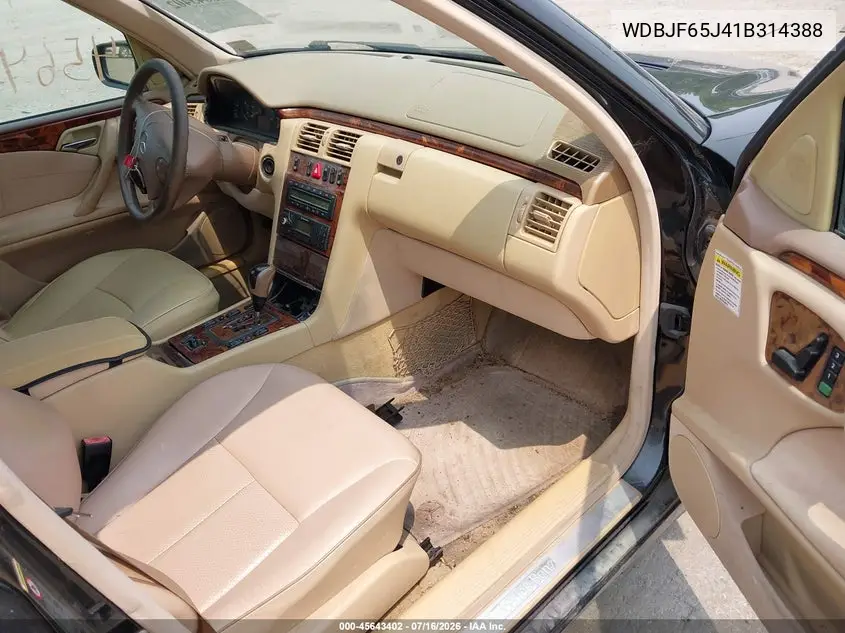 2001 Mercedes-Benz E 320 VIN: WDBJF65J41B314388 Lot: 45643402