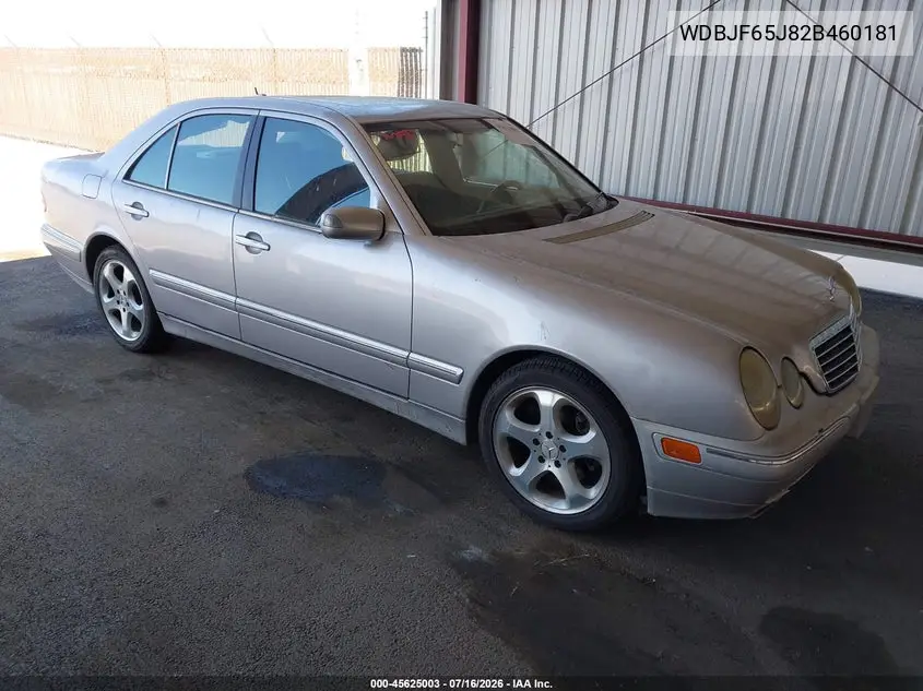 2002 Mercedes-Benz E 320 VIN: WDBJF65J82B460181 Lot: 45625003