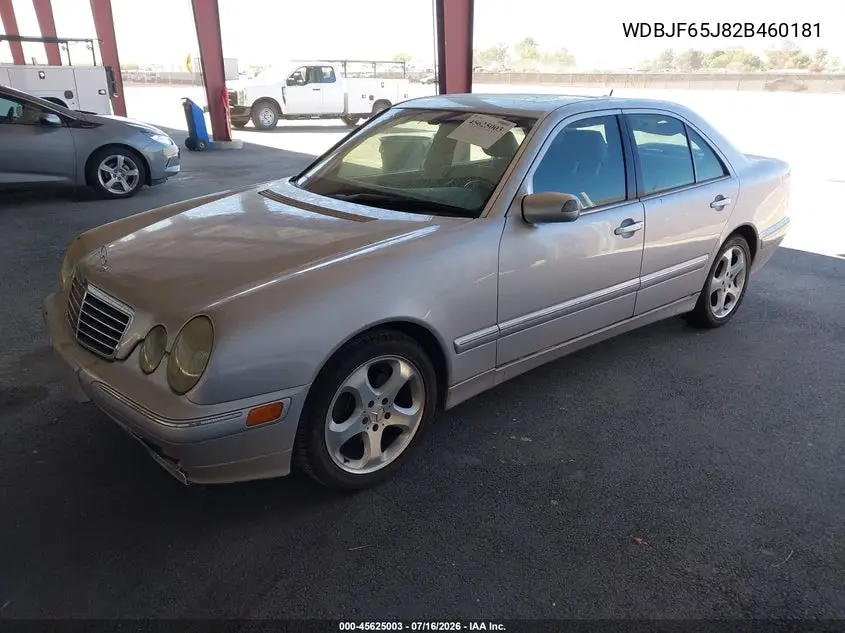 2002 Mercedes-Benz E 320 VIN: WDBJF65J82B460181 Lot: 45625003