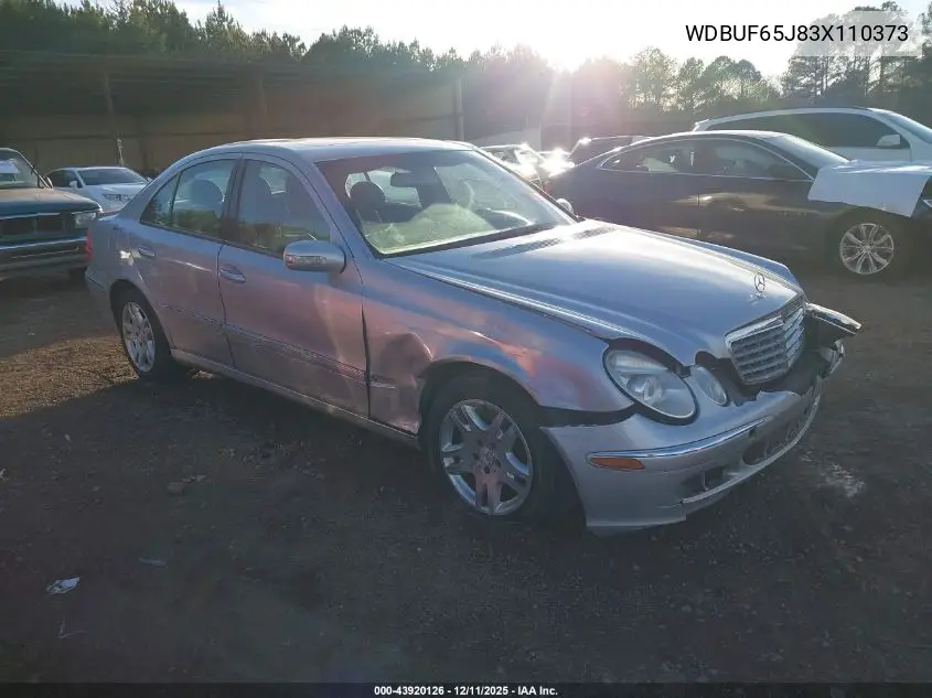 WDBUF65J83X110373 2003 Mercedes-Benz E 320