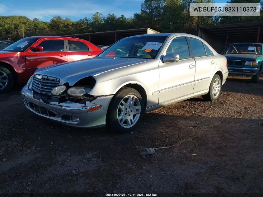 WDBUF65J83X110373 2003 Mercedes-Benz E 320