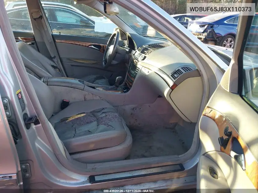 WDBUF65J83X110373 2003 Mercedes-Benz E 320