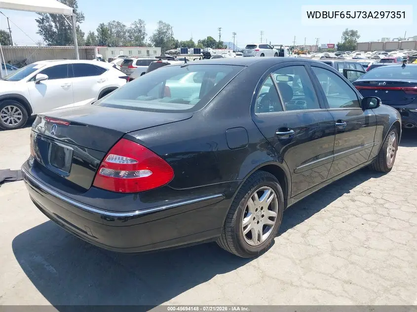 2003 Mercedes-Benz E 320 VIN: WDBUF65J73A297351 Lot: 45694148