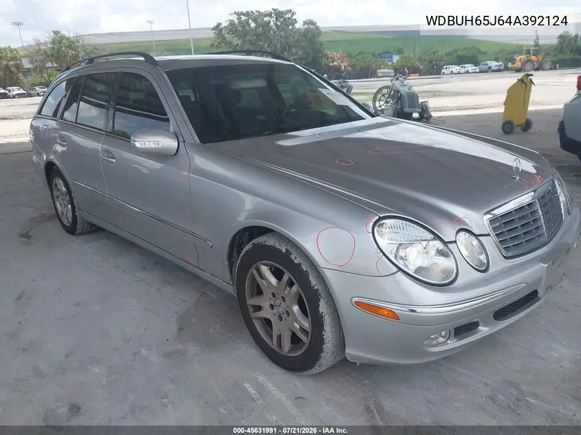 2004 Mercedes-Benz E 320 VIN: WDBUH65J64A392124 Lot: 45631991
