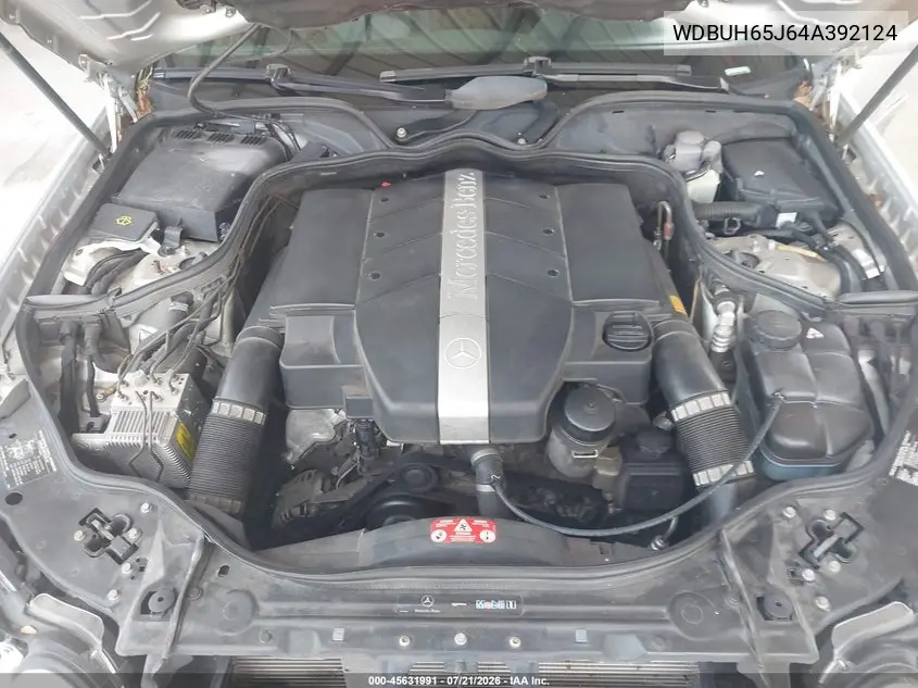 2004 Mercedes-Benz E 320 VIN: WDBUH65J64A392124 Lot: 45631991
