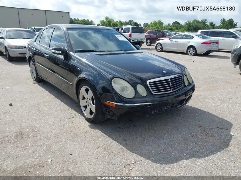 2005 Mercedes-Benz E 500 VIN: WDBUF70JX5A668180 Lot: 45356646