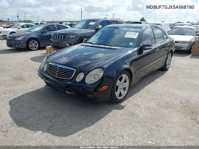 2005 Mercedes-Benz E 500 VIN: WDBUF70JX5A668180 Lot: 45356646