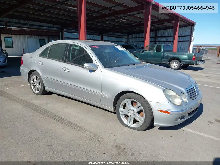 2005 Mercedes-Benz E 500 VIN: WDBUF70J05A664946 Lot: 45438287