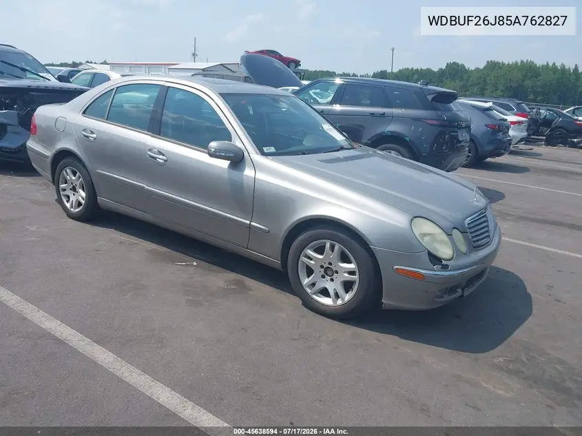 2005 Mercedes-Benz E 320 Cdi VIN: WDBUF26J85A762827 Lot: 45638594