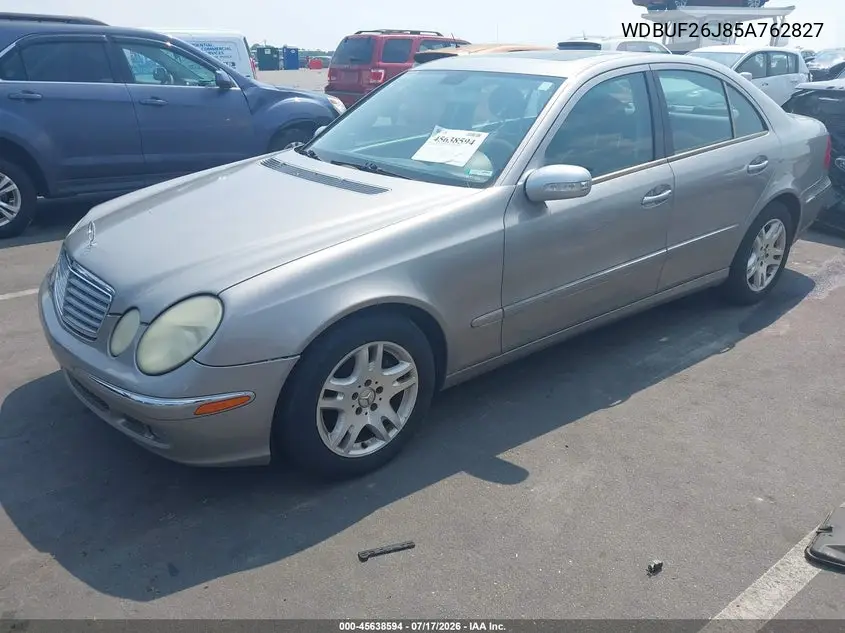 2005 Mercedes-Benz E 320 Cdi VIN: WDBUF26J85A762827 Lot: 45638594