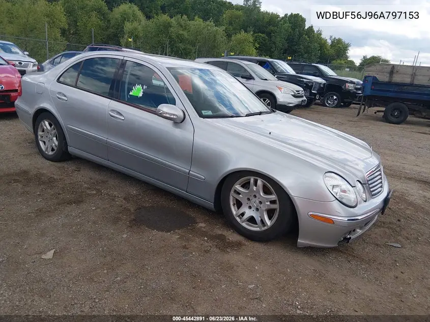 2006 Mercedes-Benz E-Class 3.5L VIN: WDBUF56J96A797153 Lot: 45442891
