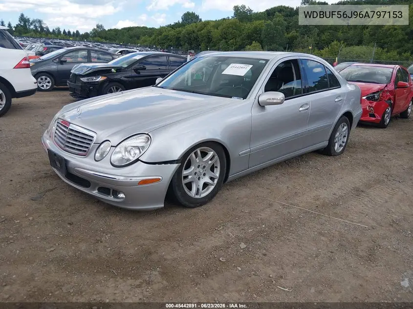 2006 Mercedes-Benz E-Class 3.5L VIN: WDBUF56J96A797153 Lot: 45442891