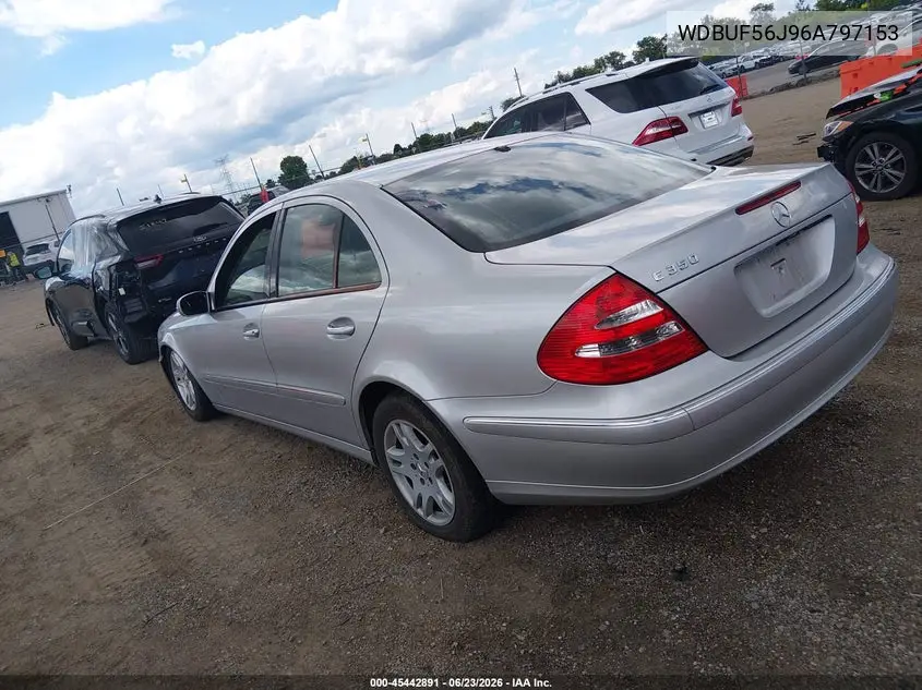 2006 Mercedes-Benz E-Class 3.5L VIN: WDBUF56J96A797153 Lot: 45442891