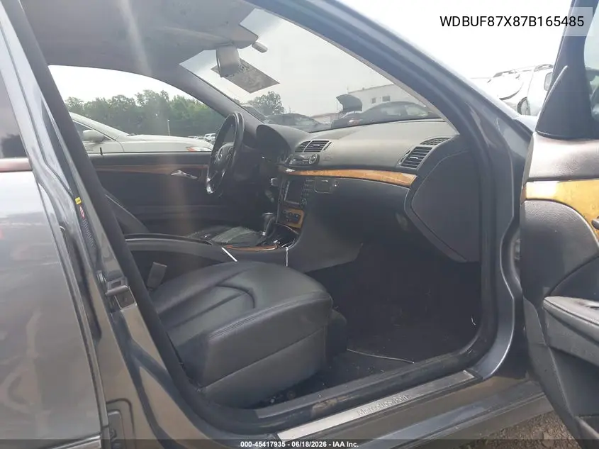 2007 Mercedes-Benz E 350 4Matic VIN: WDBUF87X87B165485 Lot: 45417935