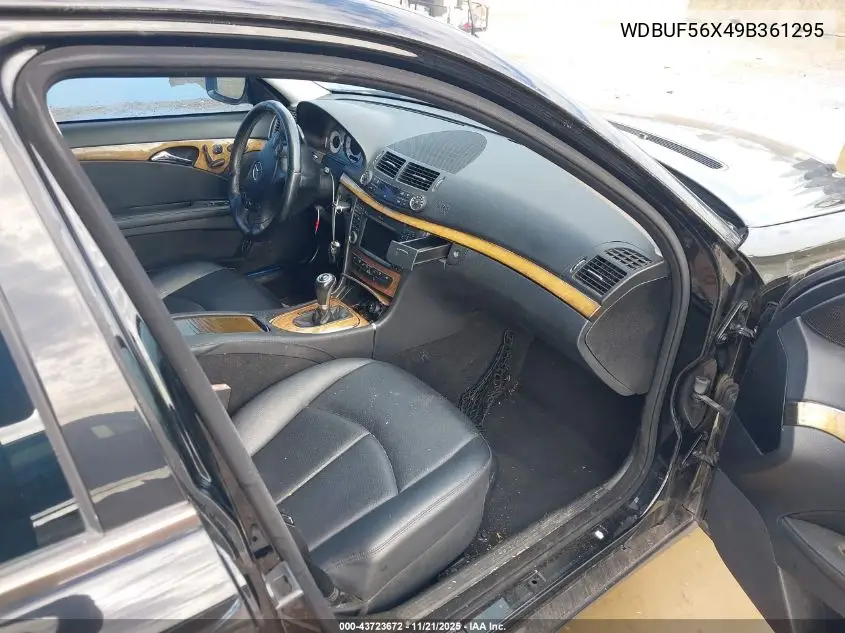 WDBUF56X49B361295 2009 Mercedes-Benz E 350
