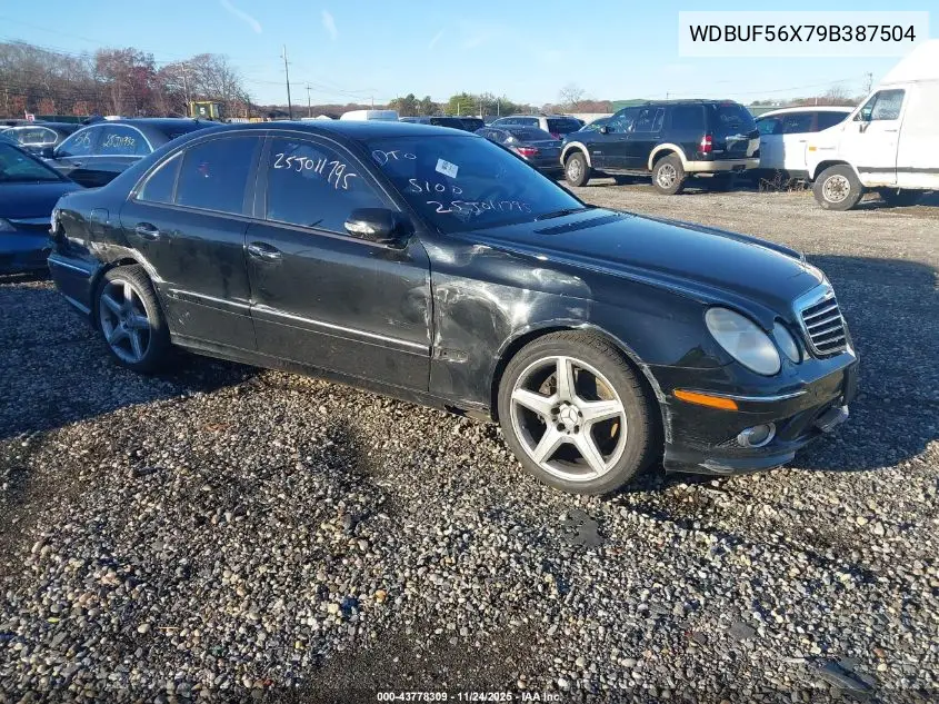 WDBUF56X79B387504 2009 Mercedes-Benz E 350