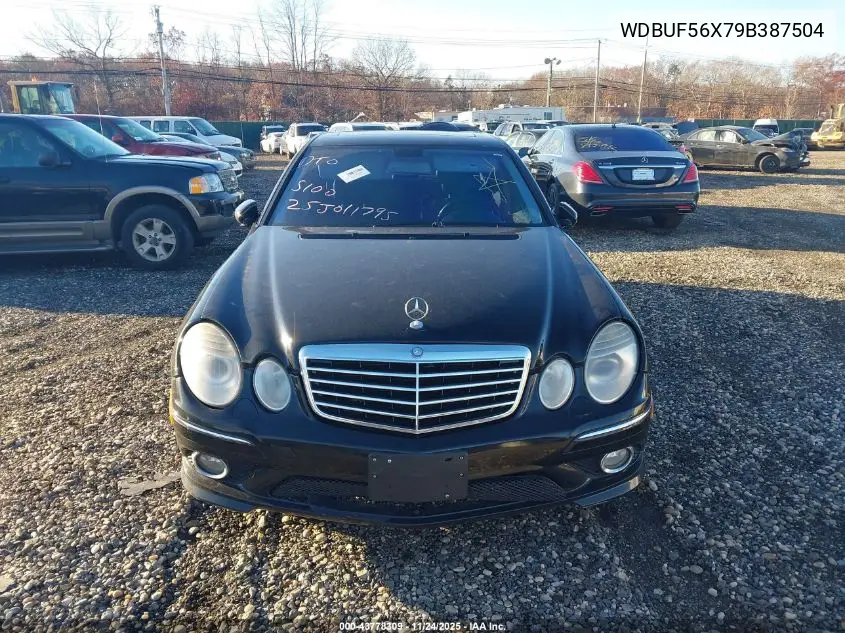 WDBUF56X79B387504 2009 Mercedes-Benz E 350