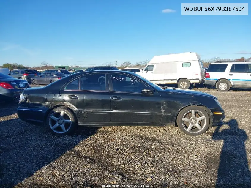 WDBUF56X79B387504 2009 Mercedes-Benz E 350