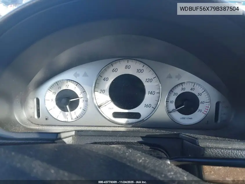 WDBUF56X79B387504 2009 Mercedes-Benz E 350