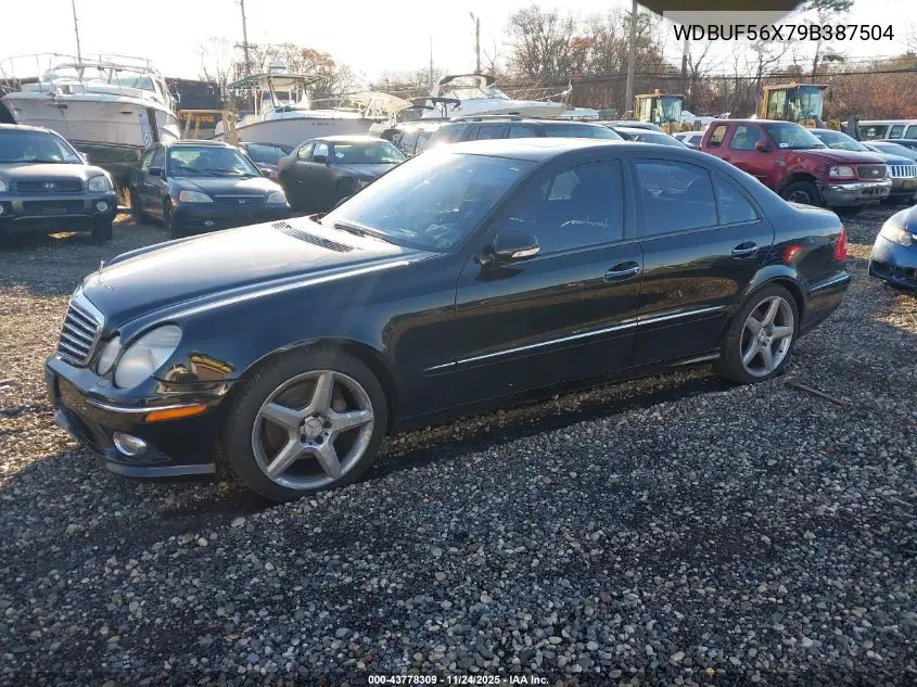 WDBUF56X79B387504 2009 Mercedes-Benz E 350