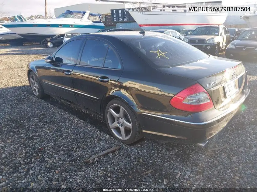 WDBUF56X79B387504 2009 Mercedes-Benz E 350