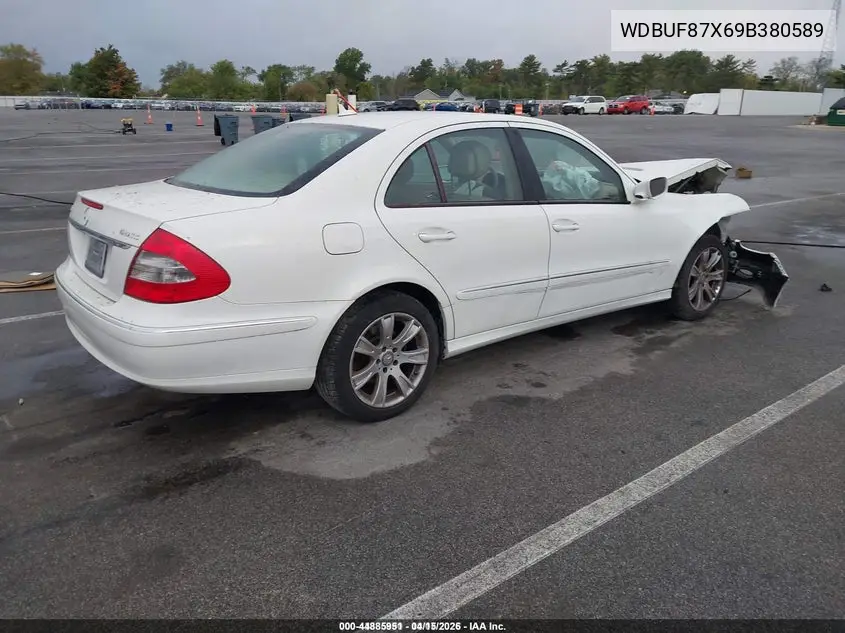 WDBUF87X69B380589 2009 Mercedes-Benz E 350 4Matic