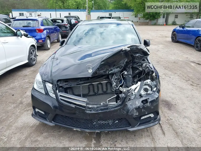 2010 Mercedes-Benz E 350 4Matic VIN: WDDHF8HB1AA161335 Lot: 12631915