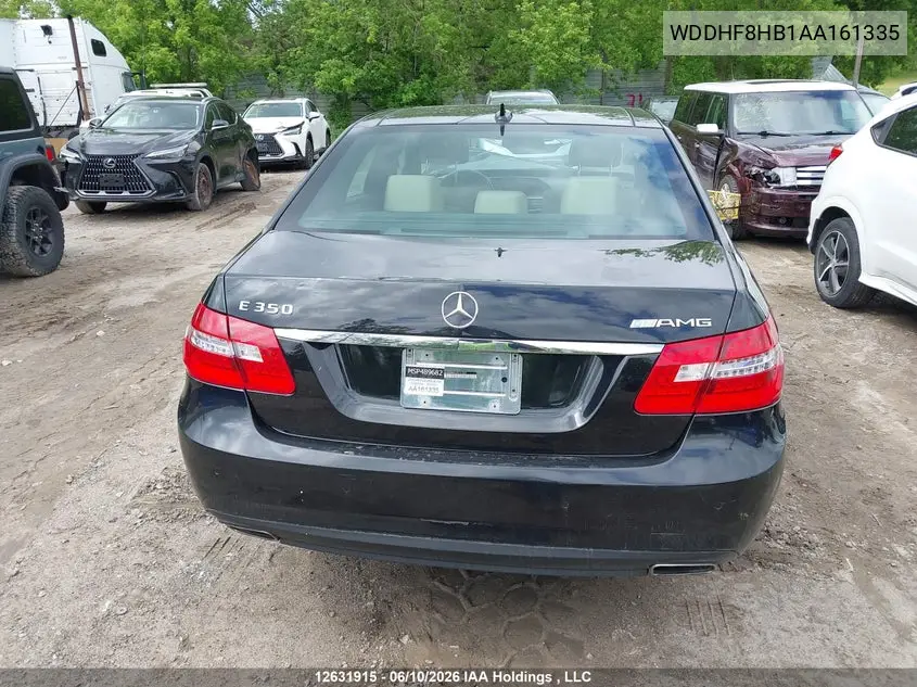 2010 Mercedes-Benz E 350 4Matic VIN: WDDHF8HB1AA161335 Lot: 12631915