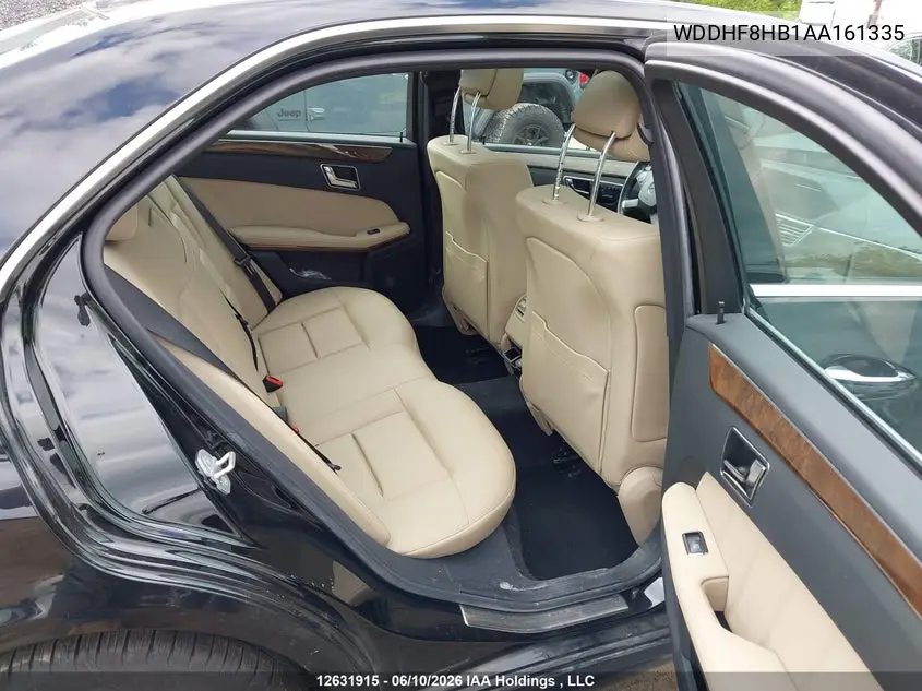 2010 Mercedes-Benz E 350 4Matic VIN: WDDHF8HB1AA161335 Lot: 12631915