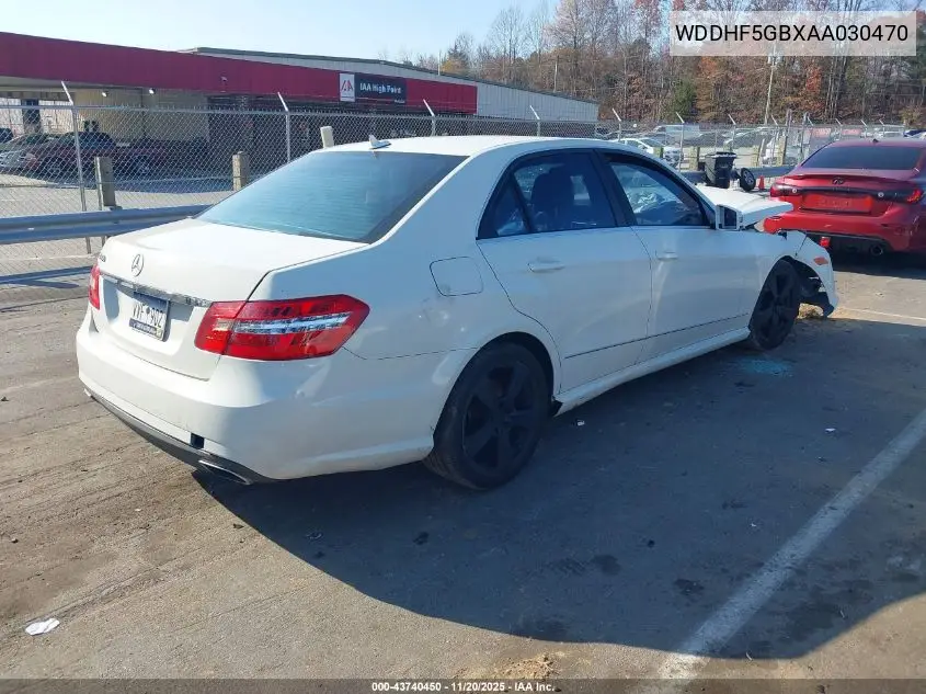 WDDHF5GBXAA030470 2010 Mercedes-Benz E 350