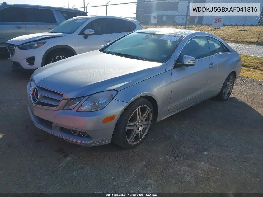 WDDKJ5GBXAF041816 2010 Mercedes-Benz E 350