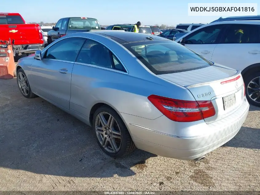 WDDKJ5GBXAF041816 2010 Mercedes-Benz E 350