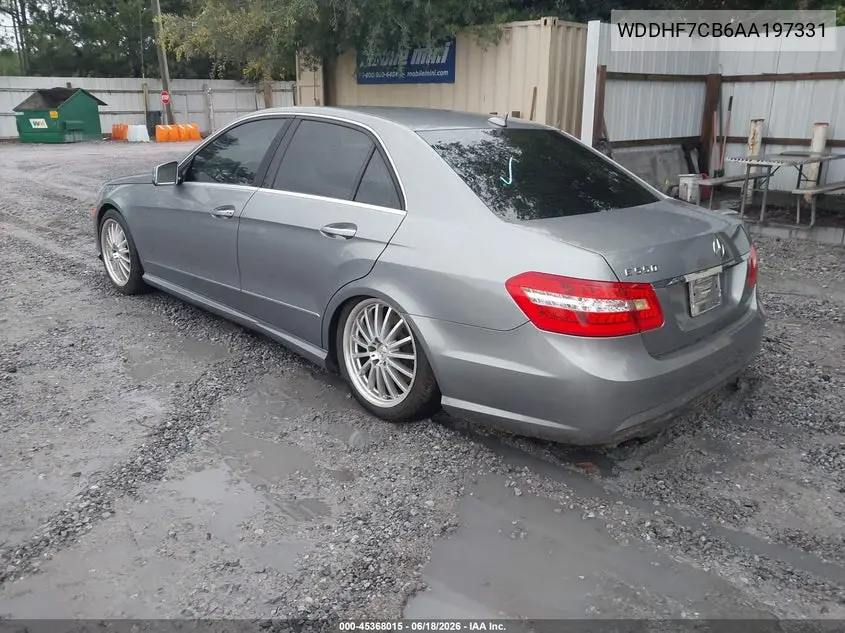 2010 Mercedes-Benz E 550 VIN: WDDHF7CB6AA197331 Lot: 45368015