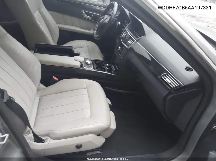 2010 Mercedes-Benz E 550 VIN: WDDHF7CB6AA197331 Lot: 45368015