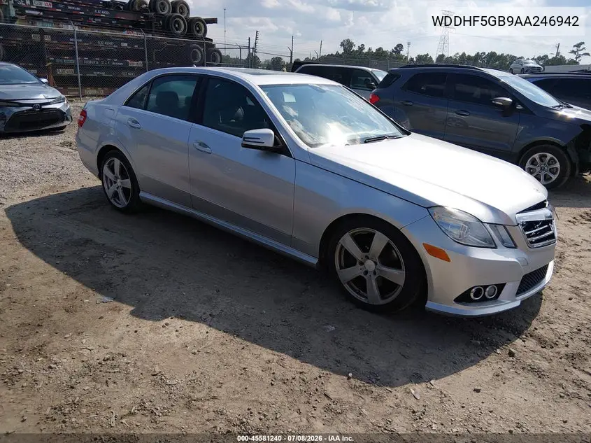 2010 Mercedes-Benz E 350 VIN: WDDHF5GB9AA246942 Lot: 45581240